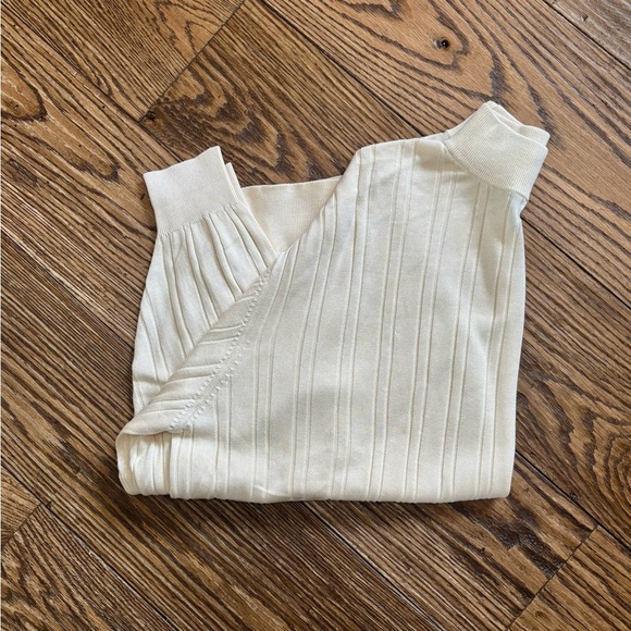 Men’s Pendleton 100% Silk Sweater Cream Off White Vintage - Picture 1 of 4